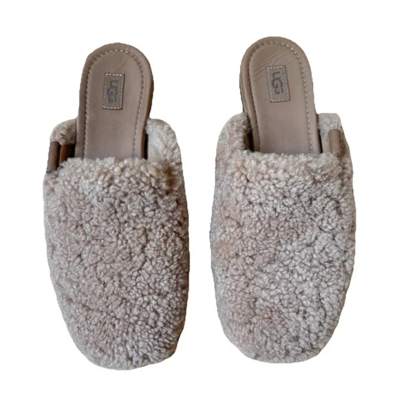 UGG Janaya Cozy Mule Shoes In Chestnut Brown Women’s Size 5.5 - Picture 3 of 7